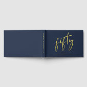 Chic Script Blue 50th Birthday Party (Complet)