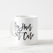 Chic Script "Dog Hair Don't Care" Koffiemok (Voorkant links)