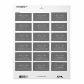 Chic Script Future Mr Mrs Wedding Address Label (Full Sheet)