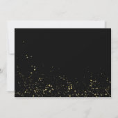 Chic Script Grad aankondiging Goud Glitter Foto (Achterkant)