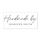 Chic Script Moderne Minimalistische Aangepaste "Ha Rubberstempel (Afrduk)