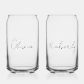 Chic Script Monogram Bachelorette Party (Recto)