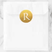 Chic Script Monogram Initiaal Gold Label (Tas)