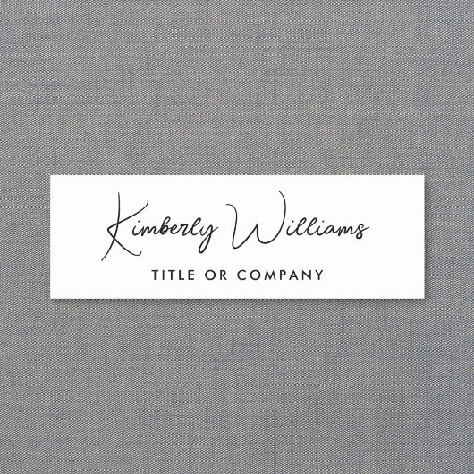 Chic Script Professional Naamplaatje