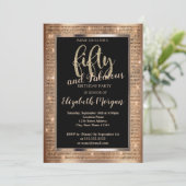 Chic Sequins Lijst 50th Birthday Kaart (Staand voorkant)