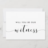 Chic Seras-tu notre carte de proposition de témoin (Devant)