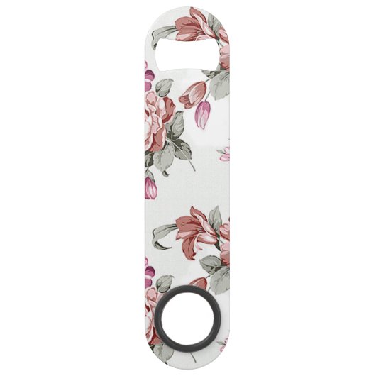 Chic Shabby Girly Flowers Speed Flessenopener (Voorkant)
