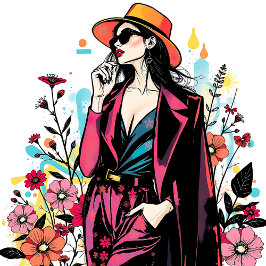 Chic Shades Botanical Art Dual Sided👑🕶️ Draagtas