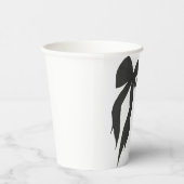 Chic Shes het binden van de Knot Black Bow Vrijgez Papieren Bekers (Rechts)