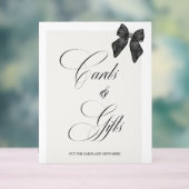 Chic 'She's Tying the Knot Black Bow cards & gifts (Neutre)