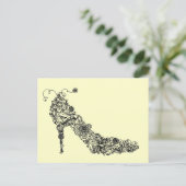 Chic Shoe ~ Briefkaart (Staand voorkant)