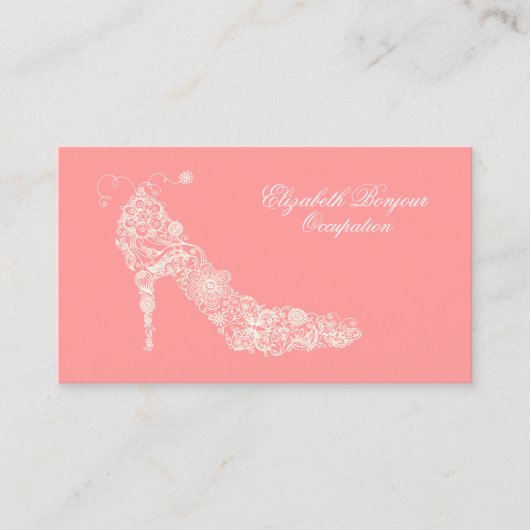 Chic Shoe ~ Carte de visite (Devant)