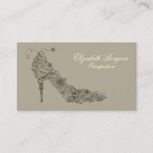 Chic Shoe ~ Carte de visite (Devant)
