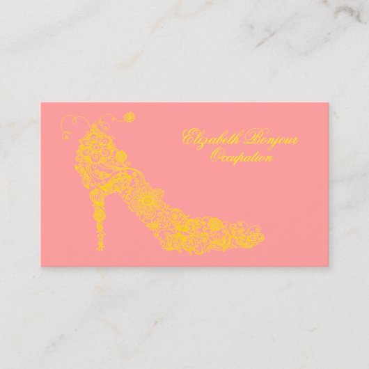 Chic Shoe ~ Carte de visite (Devant)
