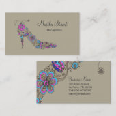 Chic Shoe - Carte de visite (Devant / Derrière)