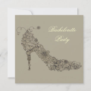 Chic Shoe ~ Invitaties Kaart