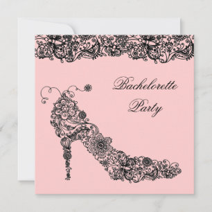Chic Shoe ~ Invitaties Kaart