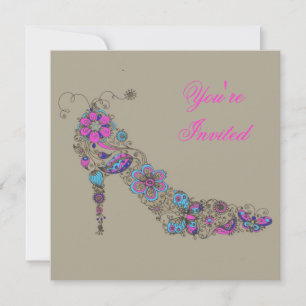 Chic Shoe ~ Invitations