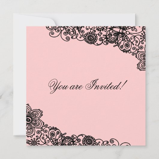 Chic Shoe ~ Invitations (Dos)