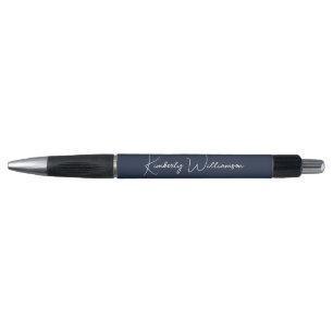 Chic Signature Schrift Blauw Pen