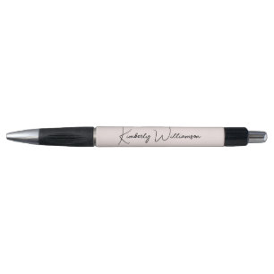 Chic Signature Schrift Roze Pen