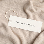 Chic Signature Script Label Hang Label