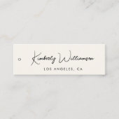 Chic Signature Script Label Hang Label (Voorkant)
