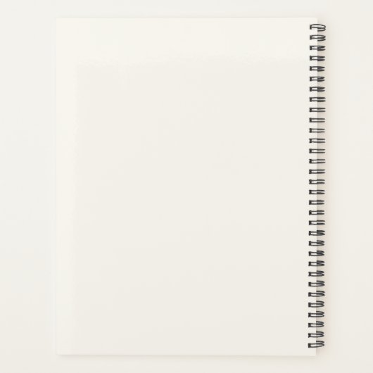 Chic Signature Script Monogram Business Planner (Achterkant)