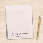 Chic Signature Script Monogram Rose