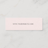 Chic Signature Script Pink Hang Label (Achterkant)