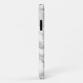 Chic Silver Foil Klassieke marmer Case-Mate iPhone Case (Achterkant/rechts)