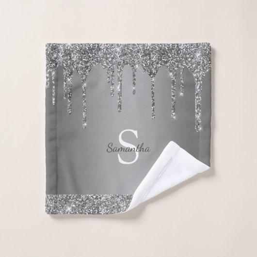 Chic Silver Parties scintillant Drivers Sparkle Mo (Gant de toilette)