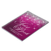 Chic Silver Parties scintillant Hot Pink 21e livre (Côté gauche)