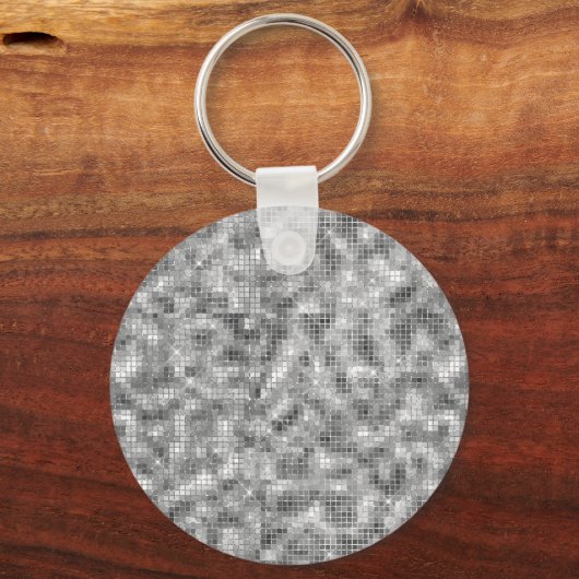 Chic Silver Sparkle Sleutelhanger (Achterkant)