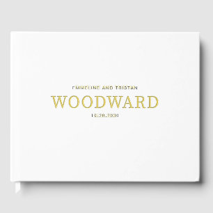 Chic Simple Wedding Folie gastenboek