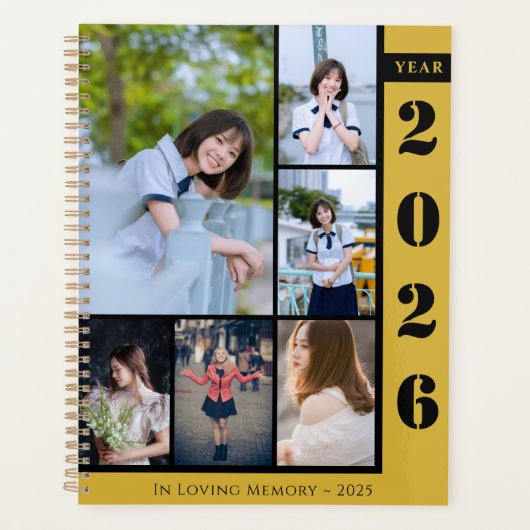 Chic Six Photos Custom Planner for Organization (Devant)