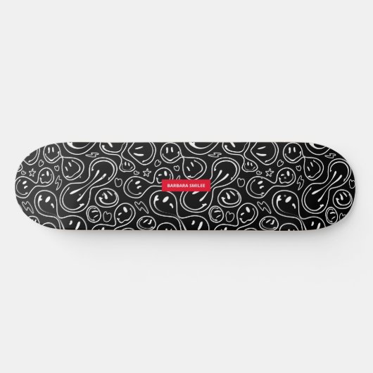 Chic Smelting Face | Smile Pattern Skateboard (Horizontaal)