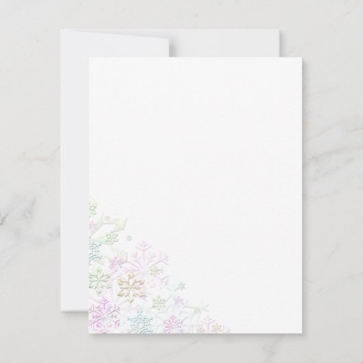 Chic Snowflake Sweet16 Invitation (Dos)