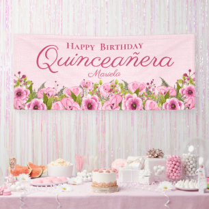Chic Soft Pink textured Pink Quinceañera B Spandoek