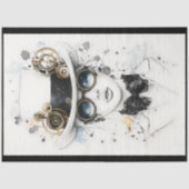 Chic Sophisticated Steampunk Vrouw Q4 Decoupage Tissuepapier (Voorkant)