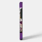 Chic Sorcière Violet Doré Teinte Art Déco Funky (Côté gauche)