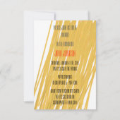 Chic Spaghetti Pasta Dîner Italien Invitation (Dos)