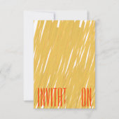 Chic Spaghetti Pasta Italiana diner Uitnodiging (Voorkant)