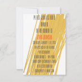 Chic Spaghetti Pasta Italiana diner Uitnodiging (Achterkant)