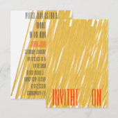 Chic Spaghetti Pasta Italiana diner Uitnodiging (Voorkant / Achterkant)