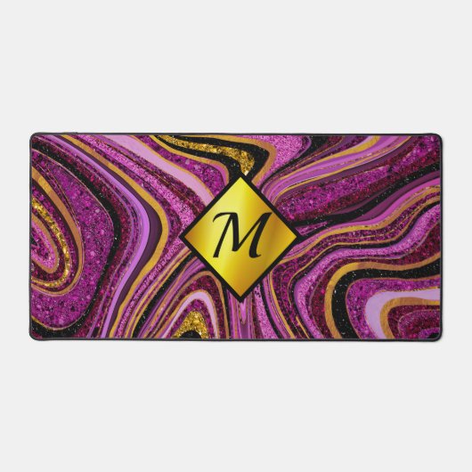 Chic Sparkle Parties scintillant marbre art rose o (Recto)