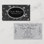 Chic Sparkle Rhinestones Visitekaartje (Voorkant / Achterkant)