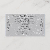 Chic Sparkle Rhinestones Visitekaartje (Achterkant)