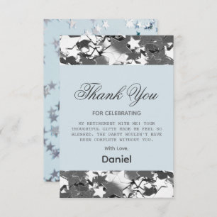 Chic Stars Verrassing Pensioenfeest 2025 Bedankkaart