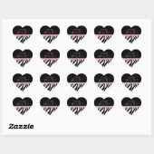 Chic Stickers d'anniversaire Zebra (Feuille)